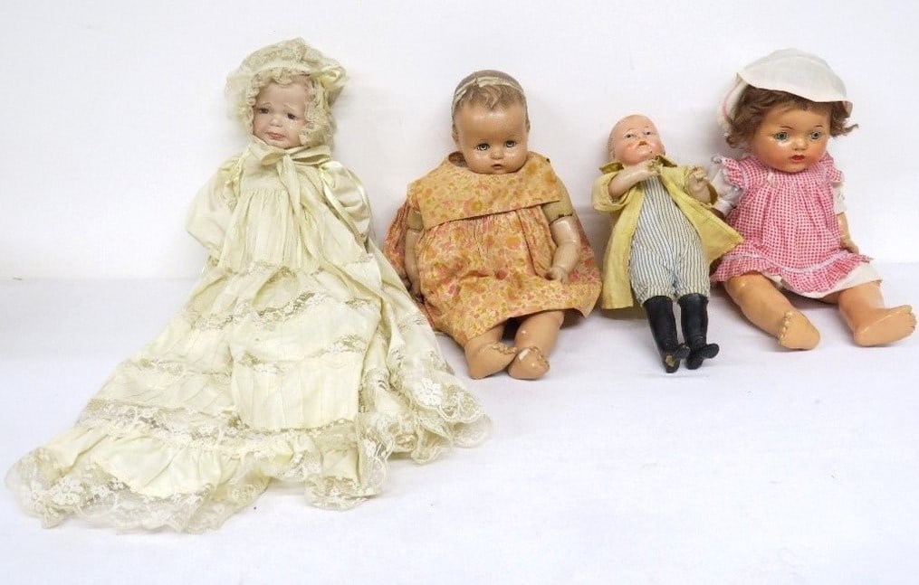 Four Vintage & Antique Dolls (1 of 6)