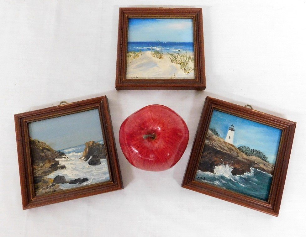 Three O/B Paintings by Anne Weeks Brenner (1909-2013), Poughkeepsie (1 of 8)