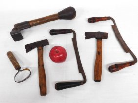 Antique Spokeshaves, Scorps and Carpenter's Hatchet's