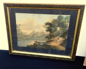 Fishel Adler & Co., NY - Lake of Wintermere Litho