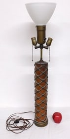 MCM Era Cylindrical Lamp w/3 Light Socket