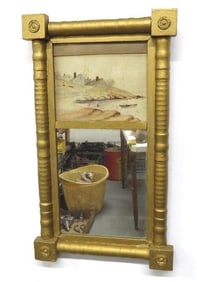 W. George Puddefoot (1842-1925) W/C in 19th C. Gilt Mirror