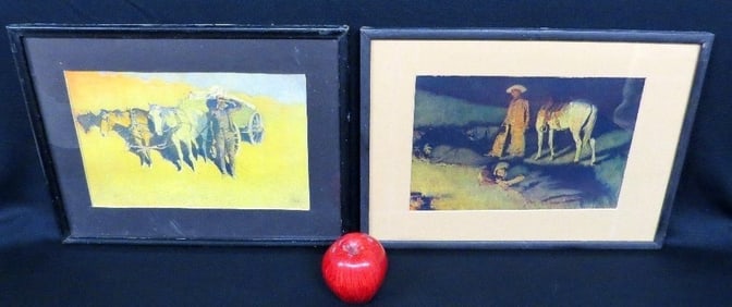 Frederick Remington Artist Proof Prints Early 1900's