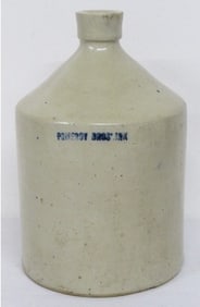 One Gal Stoneware Master Ink Pomeroy Bros / Newark NJ