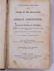 Signer's Of The Declaration of Independence 1848
