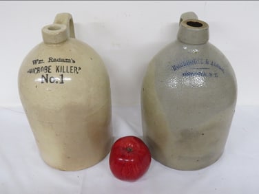 Radam's Microbe Killer & Oneonta, NY Merchant Jug