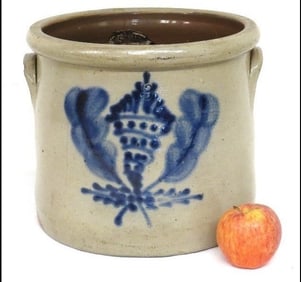 Somerset Pottery Worcester, Mass Leaf w/Tornado 2 Gal