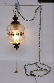 Italian Brunelli Designs Bubble Crackle Hanging Light