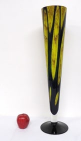 Large Blown Art Glass Vase