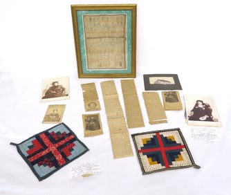 1825 Sampler by Lucy Ann Whitney of Barre Vermont
