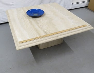 Stone International Italian Marble 2pc Coffee Table