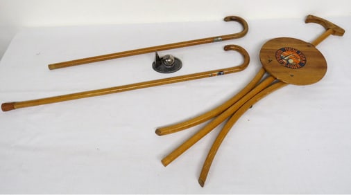 Three Worlds Fair Canes 1933 & 1939