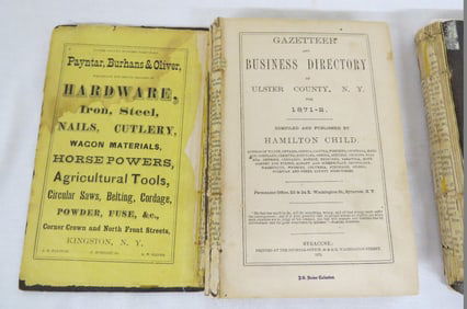 Pr. Child's Ulster County, NY 1870 - 71 Directories
