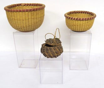 Two Taconic Nesting Baskets c.1988
