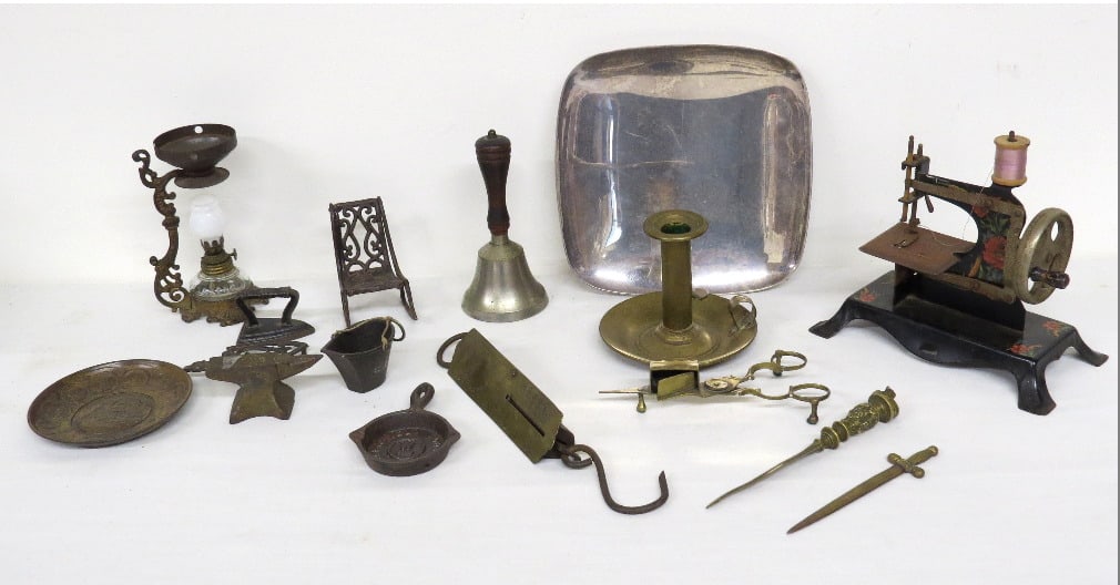 Early Metal Collectibles - Iron, Brass & Silver-plate (1 of 10)