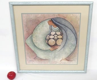 G.E. Mullan (1943-2015) Southwest Native American Print