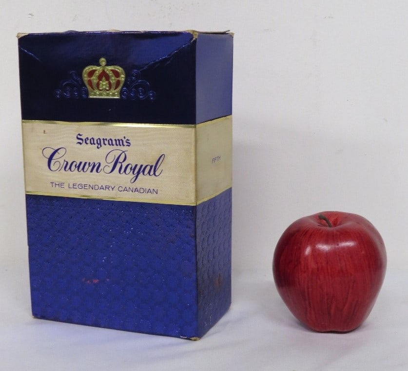 1974 Crown Royal 750ml Canadian Whisky Bottle
