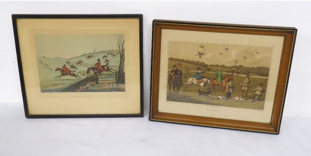 A Pair of Henry Thomas Aiken Sporting Prints 19th C. (1 of 10)