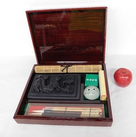 Japanese Shodo Calligraphy Set, Complete, Unused.