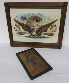 Two Advertising Pieces Cigar and Cigarettes