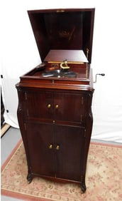 An early RCA Floor Model Victrola - Working.