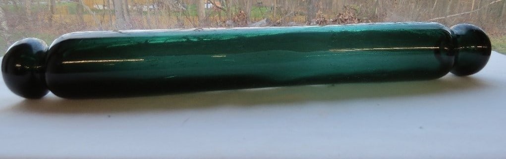 1850's Willington Glass Works, CT Rolling Pin (1 of 3)