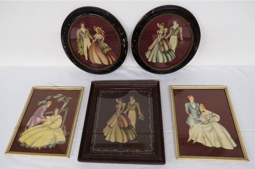 Vintage Turner Wall Accessories Silhouette Type Portraits (1 of 7)