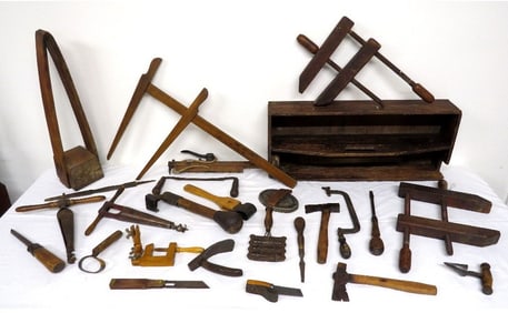 A large lot of Antique Tools