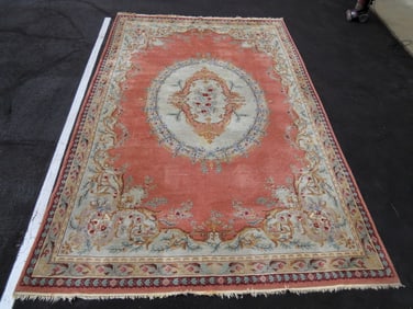 A Huge Room Size Aubusson Wool Carpet 16' 3 by 10' 2