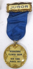NYS Flower Show Judge/Delegate Badges 1915-1960's