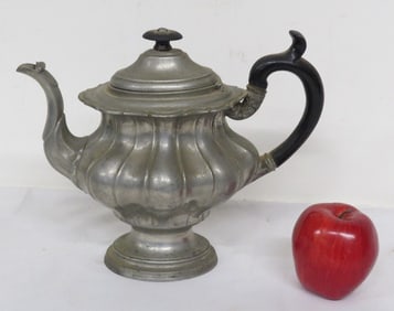 James Dixon & Son's England 1830-40's Pewter Teapot