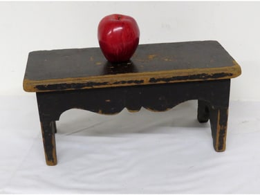 A Primitive Country Footstool