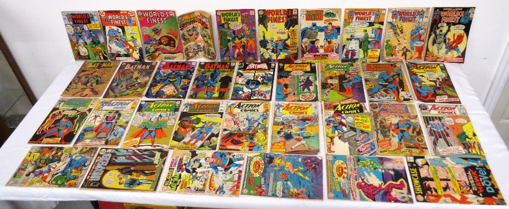 Silver Age DC Comics, Action Comics W/Superman, Batman, Etc. (1 of 8)