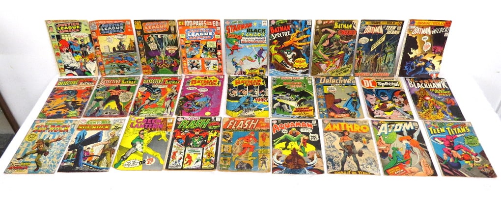 Silver Age DC Comics - Justice League, Flash, Aquaman, Green Lantern, Etc. (1 of 9)