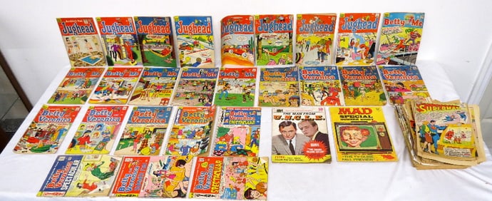 Silver Age Comics - Archies Jughead, Betty N. Veronica, Mad Magazine & More