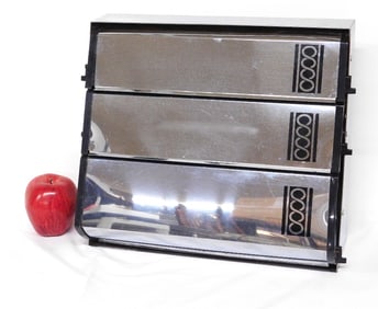 1960's/70's Era Kromex Wall Mount Kitchen Foil - Saran Wrap - Wax Paper Dispenser