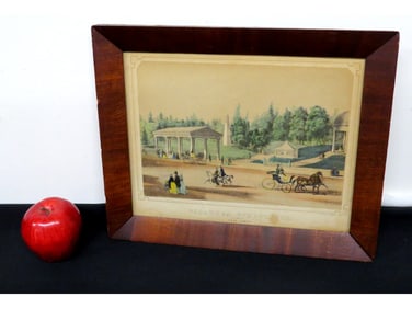 Saratoga Schottisch - 19th C. Litho of Saratoga, NY