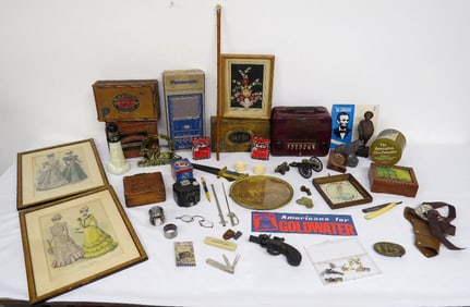 A Large Tabletop Assortment of Collectibles