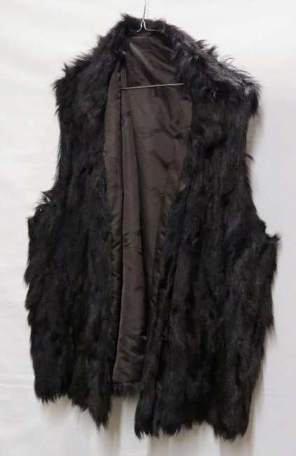Mens? Black Diamond Mink Brand Fur Sleeveless Vest Jacket (1 of 4)