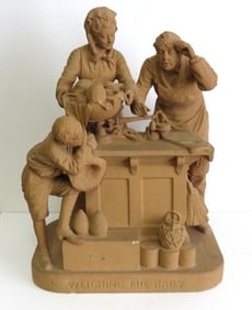 John Rogers Group "Weighing the Baby", American, Early 20th C.