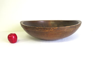 A Large Country Wooden Bowl