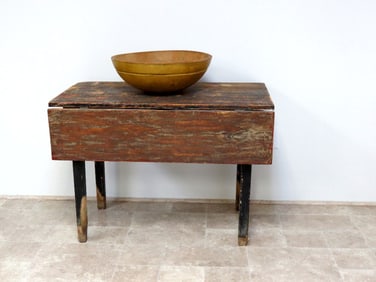 A 19th C. Scrub Top Farm Table