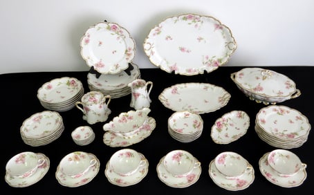 56 Piece Victorian Haviland Limoge's China