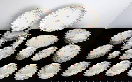 56 Piece Victorian Haviland Limoge's China (1 of 9)