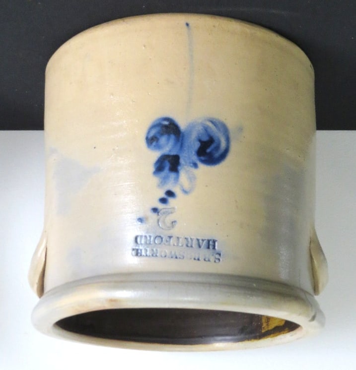 S.B. Bosworth Hartford, Ct. Stoneware 2 Gal Crock (1 of 5)