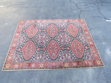 Antique Room Sized Kirman 12' x 10'