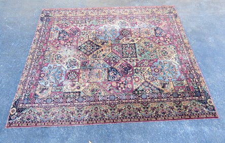 19th C. Karastan Kirman 9' 3" x 8' 3"