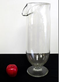 A Large Blown Fish Hatchery Jar Early 1900's