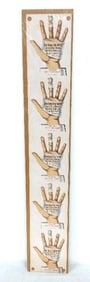 c.1900 San-Cura Ointment Medicinal Advertising Poster