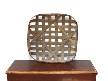 Connecticut Tobacco Basket late 19th/Early 20th C.